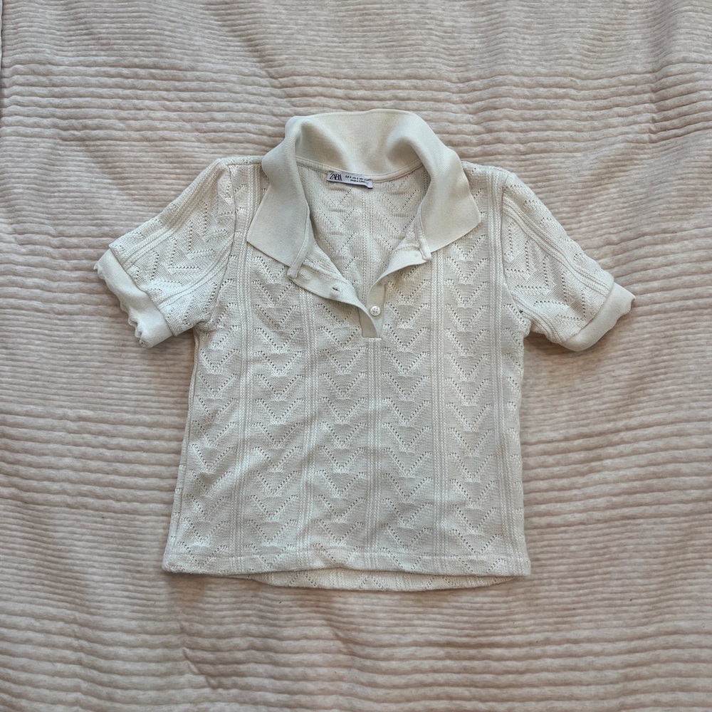 Zara cream top